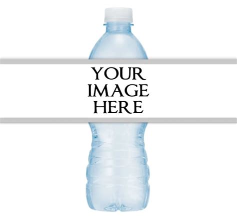 custom printable water bottle labels customized   etsy