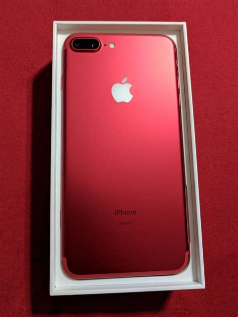 Apple Iphone 7 Plus Special Edition In Red Unlocked 256gb Iphone