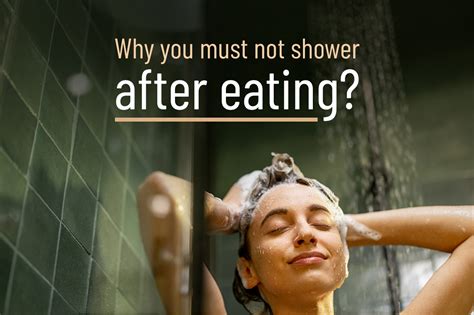 why you must not shower after eating