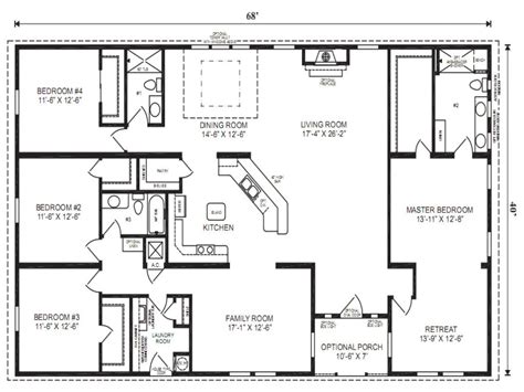 bedroom modular home floor plans plougonvercom