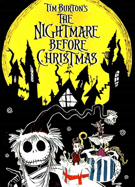 nightmare  christmas  animated  posters