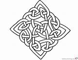 Celtic Knot Coloring Pages Square Pattern Printable Print Color Kids Bettercoloring Adults sketch template