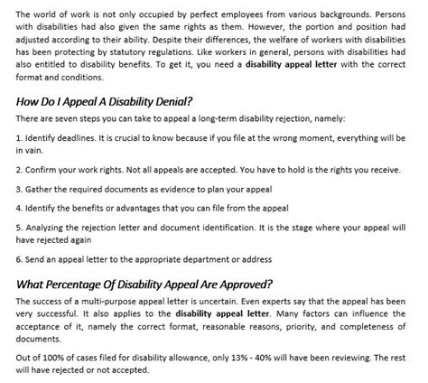 disability appeal letter disability persons  disabilities lettering