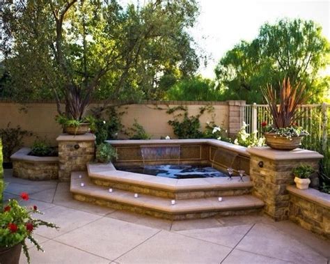 Small Garden Ideas With Hot Tub Garden Design