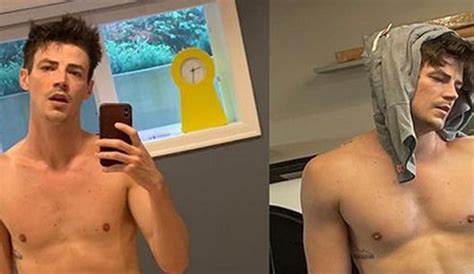 the flash s grant gustin shows off new buff body after 7 months of hard