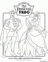 Princess Frog Coloring Pages Disney Kids Sheets Activity Prince Color Print Movie Printables Tiana Sheet Simple Handsome Lottie Word Activities sketch template