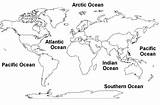 Oceans Continents Kontinente Ozeane Printouts Activities Arbeitsblatt Printout Teaching Worksheeto Printablee sketch template