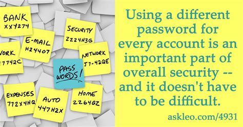 Why Is It Important To Have Different Passwords On Different Accounts