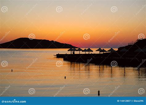 sunrise  luxury resort stock image image  recreation