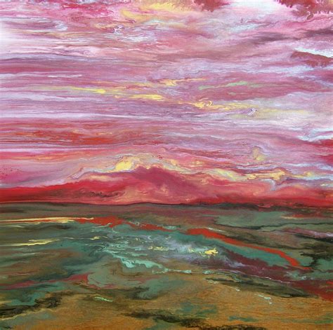 kimberly conrad daily paintings late afternoon reflections ii  contemporary abstract