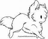 Wolf Chibi Coloring Pages Lineart Animal Drawings Drawing Cute Wolves Female Base Deviantart Draw Cat Color Animals Getcolorings Group Sketches sketch template