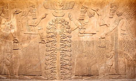 ancient sumerian stone carving stock photo  cswisshippo