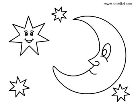 moon  stars coloring pages printable star coloring pages moon