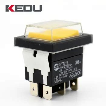 kedu hy  high quality  position pins   momentary rocker switch waterproof switch
