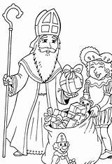 Nikolaus Ausmalbilder Sankt Malvorlagen Animaatjes sketch template