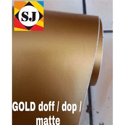 Jual Sticker L45cm X P1meter Stiker Skotlet Profix Decofix Gold Matte