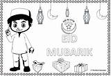Eid Colouring Fitr Kids Educates sketch template
