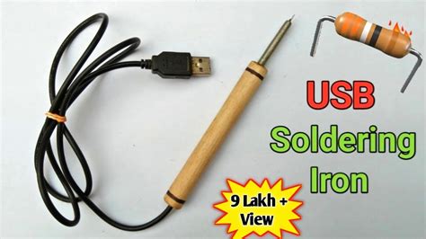 dc soldering iron    soldering iron  resistor diy usb soldering iron youtube