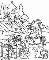 Coloring Garden Pages Gardening Spring Tools Lovely Kids Color Fairy Welcome Easy Worksheet Preschool Printable Colouring Drawing Sheets Getcolorings Getdrawings sketch template