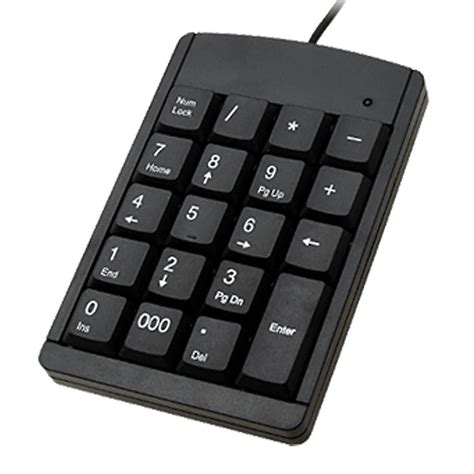 promotion mini black usb numeric keyboard keypad  laptop pc computer  keyboards