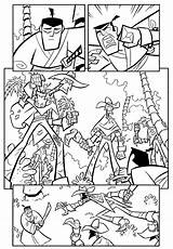 Samurai Coloring Jack Pages Female Template Sketch sketch template