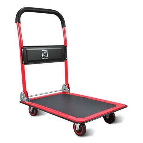 Push Cart Dolly By Wellmax Moving Platform Hand Truck Foldable For