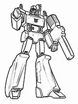 Coloring Pages Autobot Transformers Boys Samurai Print Rangers Robots Power sketch template