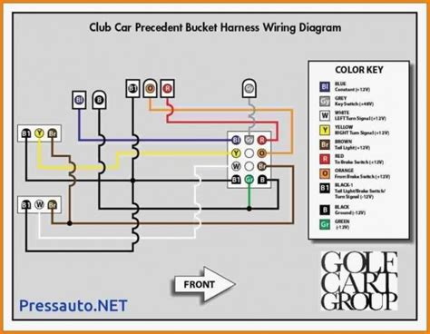 club car golf cart  volt battery wiring diagram
