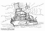 Destroyer Destructor Inteligente Colorare Distruttore Intelligente Coloriage Warship Colorkid Schlachtschiff Sous Niszczyciel Buque Malvorlagen Kolorowanka Kolorowanki Zerstörer Carrier Missile Underwater sketch template