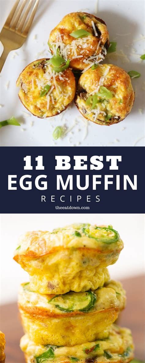 egg muffin recipes  pack  morning  protein recipe