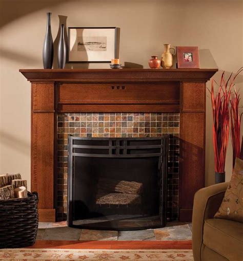photo fireplace design craftsman style     aspen  colorado