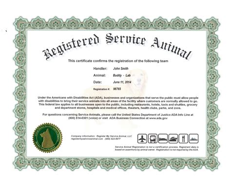 service dog certification papers goldenacresdogs  service dog