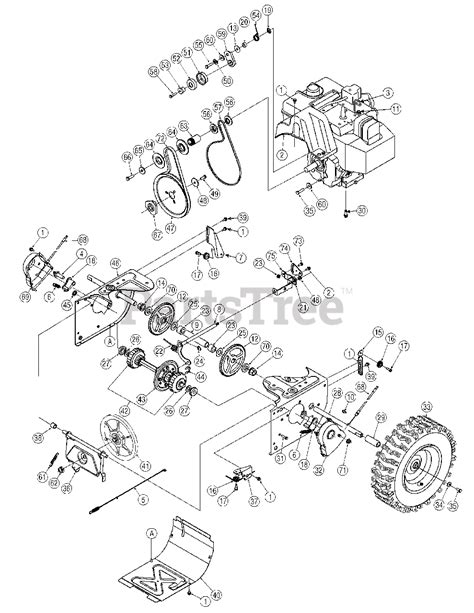 cub cadet  swe ahlkg cub cadet  snow thrower   drive assembly parts