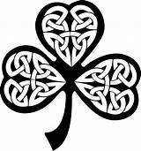 Celtic Knot Clipart Irish Shamrock Clip Clover Ireland Symbols Background Patricks Cross Cliparts Decal Sticker People Vector Designs Tattoo Color sketch template