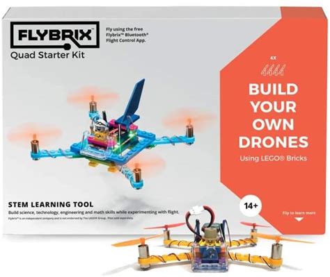 flybrix electronic quadcopter drone starter kit stem learning tool ai kids programming