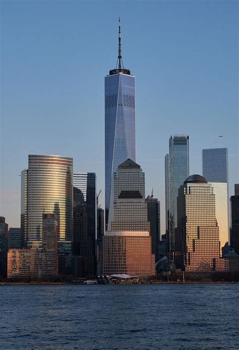 evening view freedom tower photograph by dick wood