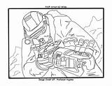 Fallout Tesla Projects Colouring sketch template