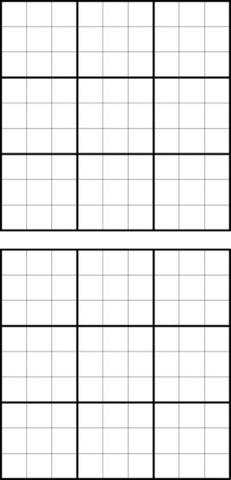 sudoku blank   formtemplate