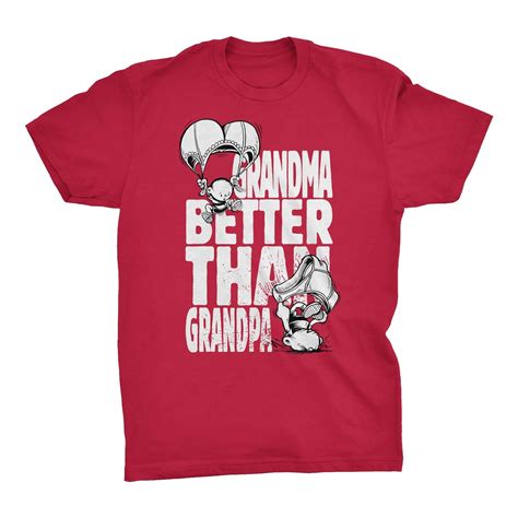 funny grandma gift  shirt grandma   grandpa stellanovelty