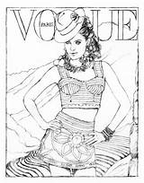 Vogue Credits Photographer sketch template