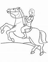 Race Horse Coloring sketch template