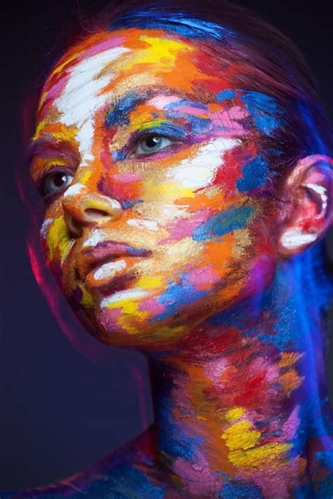 face art incredibly awesome makeup portraits  alexander khokhlov