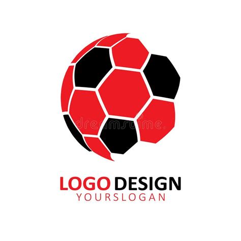 football logo designvector stock vector illustration  competition