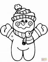 Coloring Pages Snowman Christmas Happy Cartoon Merry Printable Winter Santa Skating Royalty Children sketch template