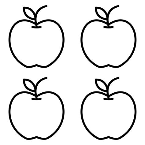printable apples