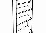 Shelf Drawing Clipartmag Book Shelves sketch template