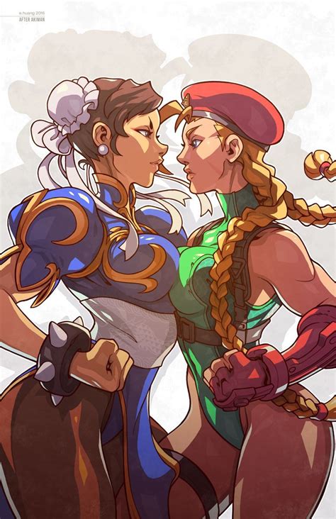 Street Fighter Chun Li And Cammy Art