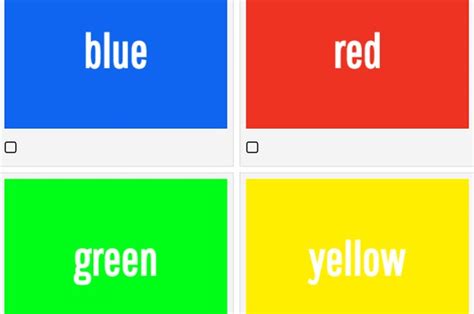 do you actually know the names of colours