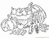 Harvest Coloring Pages Fall Autumn Printable Clipart Book Color Kids Print Printables Sheets Pumpkin Popular Gif Pdf Halloween Coloringhome sketch template