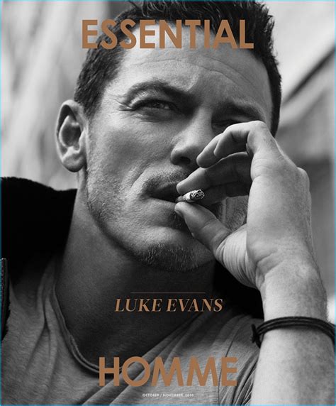 Luke Evans Covers Essential Homme Talks Playing Gaston